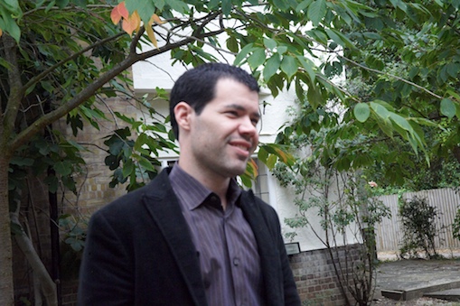 Photo Credit: Julia Vitullo-Martin; Description:  Chris Mooney  in Cambridge